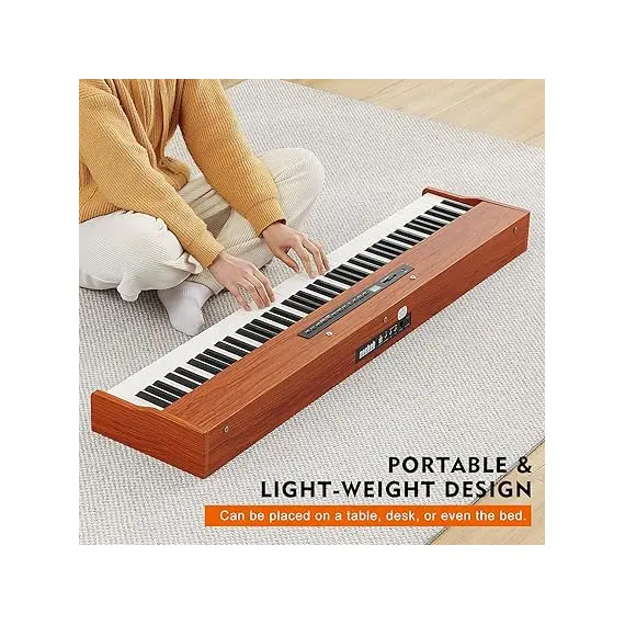 Mustar Yeni Başlayanlar İçin Dijital 88 Tuşlu Piyano, 3 image Mustar Yeni Başlayanlar İçin Dijital 88 Tuşlu Piyano, 3 image