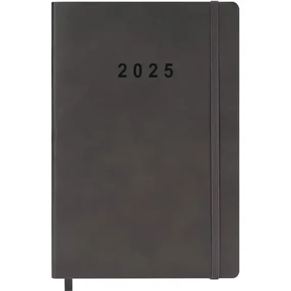 Fan&Ran 2025 Deri Ajanda, Color: Gray