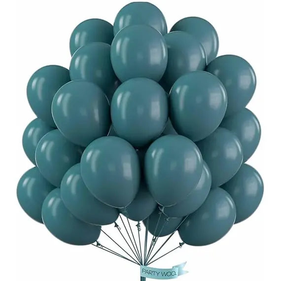 PartyWoo 50 adet 12 İnç Balonlar, Color: Black, 4 image PartyWoo 50 adet 12 İnç Balonlar, Color: Black, 4 image