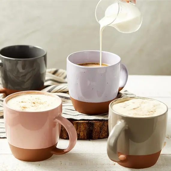 Morandi Renkli Seramik Kahve Kupaları 6'lı Set, 4 image Morandi Renkli Seramik Kahve Kupaları 6'lı Set, 4 image