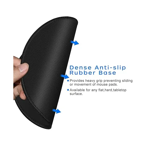 JIKIOU 4'lü Kaymaz Kauçuk Tabanlı Bilgisayar Mouse Pad'i, 4 image JIKIOU 4'lü Kaymaz Kauçuk Tabanlı Bilgisayar Mouse Pad'i, 4 image