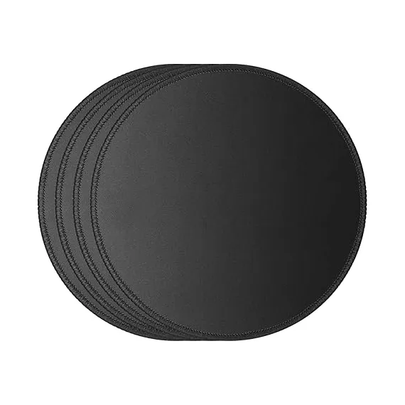 JIKIOU 4'lü Kaymaz Kauçuk Tabanlı Bilgisayar Mouse Pad'i