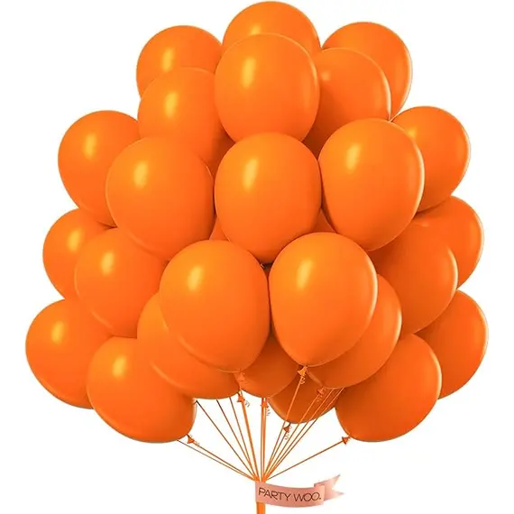 PartyWoo 50 adet 12 İnç Balonlar, Color: Black, 5 image PartyWoo 50 adet 12 İnç Balonlar, Color: Black, 5 image