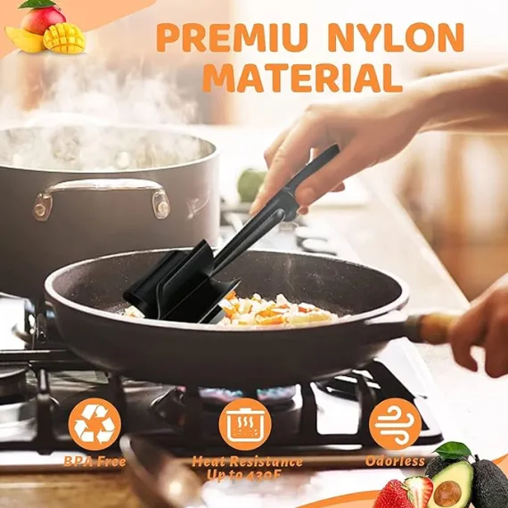 YEYUNTO Et Doğrayıcı, Hamburger Doğrayıcı, Patates Ezici-Profesyonel Çok Fonksiyonlu Isıya Dayanıklı Naylon Kıyma Parçalayıcı, 4 image YEYUNTO Et Doğrayıcı, Hamburger Doğrayıcı, Patates Ezici-Profesyonel Çok Fonksiyonlu Isıya Dayanıklı Naylon Kıyma Parçalayıcı, 4 image