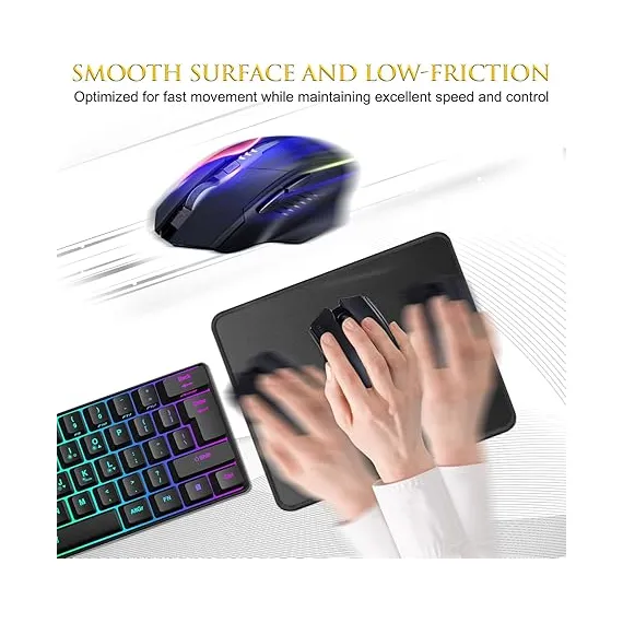 JIKIOU 3'lü Dikişli Kenarlı Mouse Pad, 4 image JIKIOU 3'lü Dikişli Kenarlı Mouse Pad, 4 image