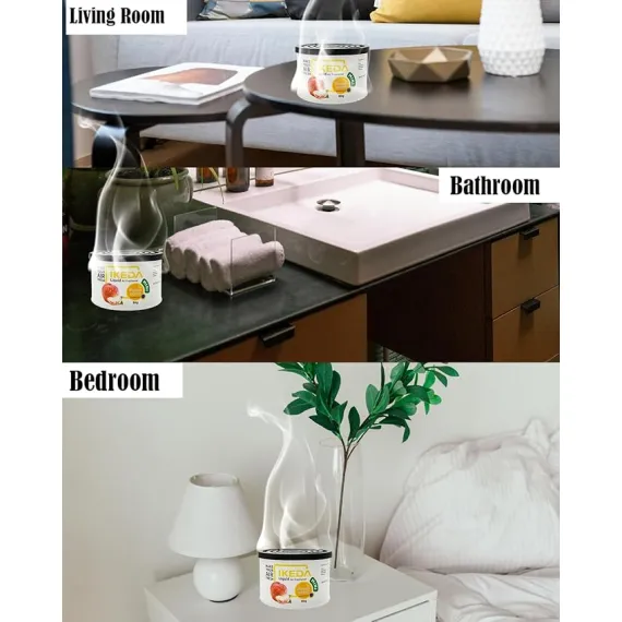 Ikeda 2 Adet Şeftali Kokulu Esansiyel Yağ Koku Giderici, 4 image