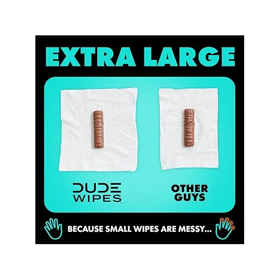 DUDE Wipes - Yıkanabilir Mendil - 6'lı Paket, 5 image DUDE Wipes - Yıkanabilir Mendil - 6'lı Paket, 5 image
