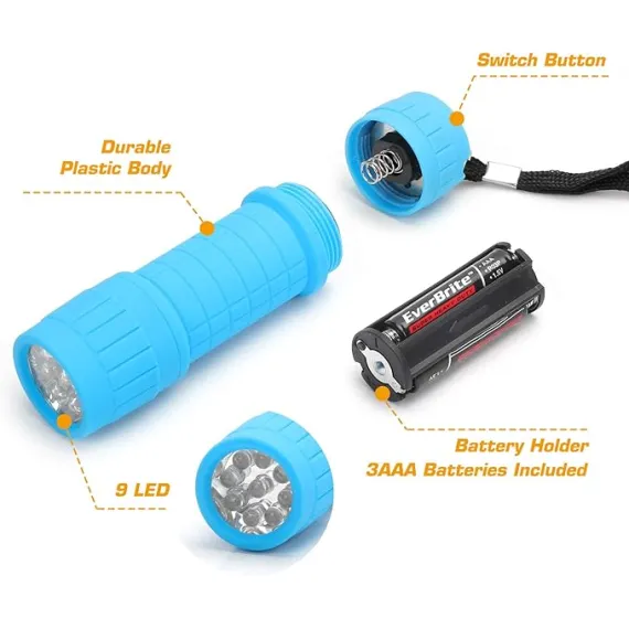 EverBrite 16'lı Mini LED El Feneri Seti, 4 image EverBrite 16'lı Mini LED El Feneri Seti, 4 image