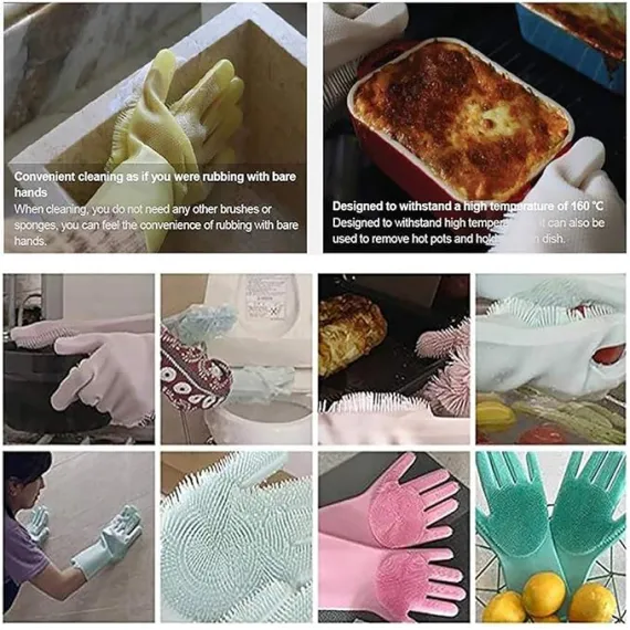 MITALOO Sihirli Bulaşık Yıkama Temizleme Eldiven, 5 image MITALOO Sihirli Bulaşık Yıkama Temizleme Eldiven, 5 image