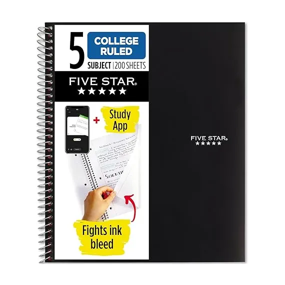 Five Star Spiral Defter