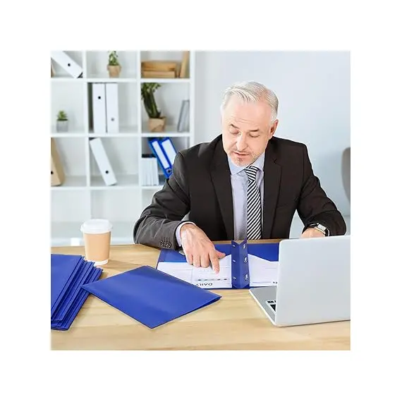 Cholemy 36 Adet Çatallı Plastik Cep Klasörleri, 6 image Cholemy 36 Adet Çatallı Plastik Cep Klasörleri, 6 image