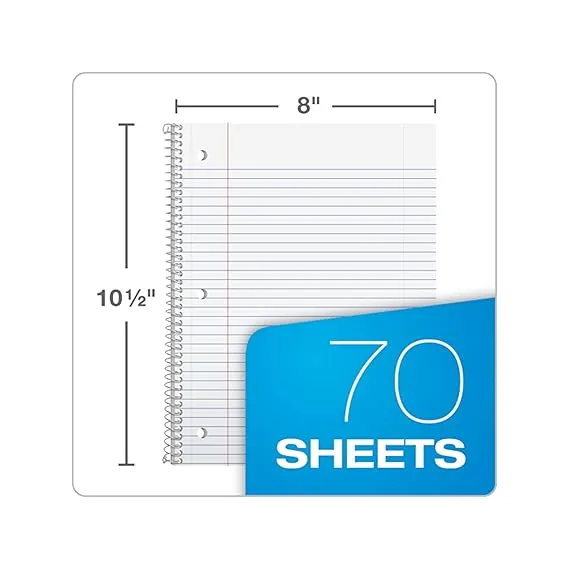 Oxford Spiralli Defter 6'lı Paket, 2 image Oxford Spiralli Defter 6'lı Paket, 2 image