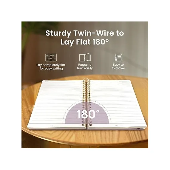 Taja Çizgili Spiralli Defter, 4 image Taja Çizgili Spiralli Defter, 4 image