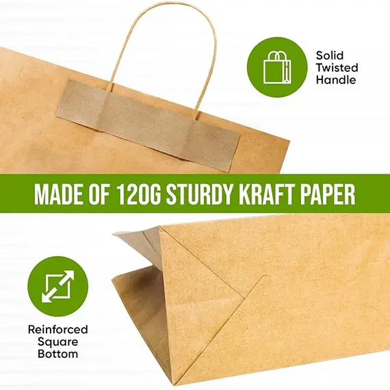 Saplı Tobvory 50'li Geniş Karton Çanta, 4 image Saplı Tobvory 50'li Geniş Karton Çanta, 4 image