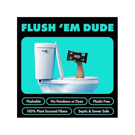 DUDE Wipes - Yıkanabilir Mendil - 6'lı Paket, 3 image DUDE Wipes - Yıkanabilir Mendil - 6'lı Paket, 3 image