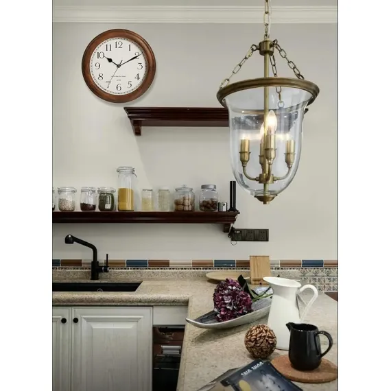 Kesin Retro Tasarımlı Ahşap Duvar Saati, 4 image Kesin Retro Tasarımlı Ahşap Duvar Saati, 4 image