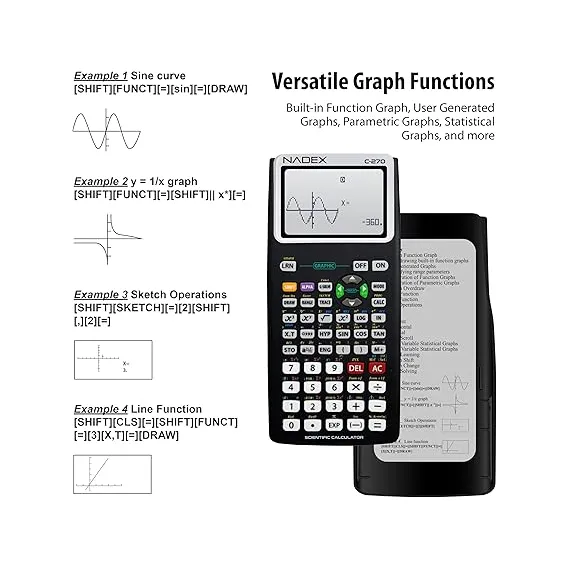 Nadex Grafikli Bilimsel Hesap Makinesi, 4 image Nadex Grafikli Bilimsel Hesap Makinesi, 4 image