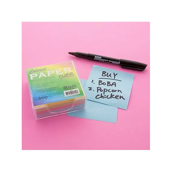 BAZIC Renkli Blok Not, 4 image BAZIC Renkli Blok Not, 4 image