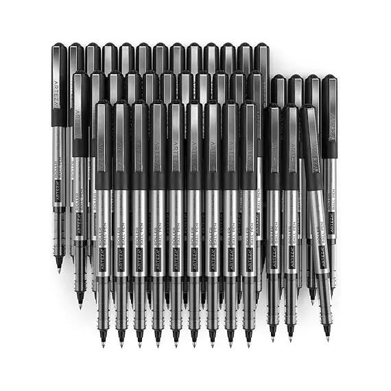 ARTEZA rollerball kalemler 40'lık paket, Renk: Siyah, 4 image ARTEZA rollerball kalemler 40'lık paket, Renk: Siyah, 4 image