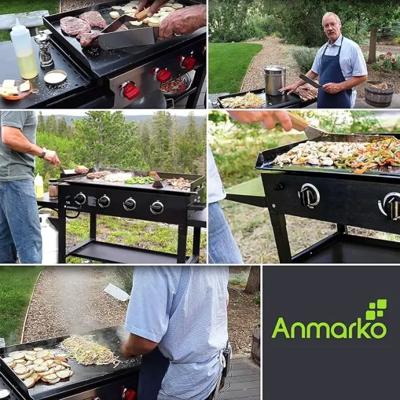 Anmarko Paslanmaz Çelik Metal Spatula Seti, 5 image Anmarko Paslanmaz Çelik Metal Spatula Seti, 5 image