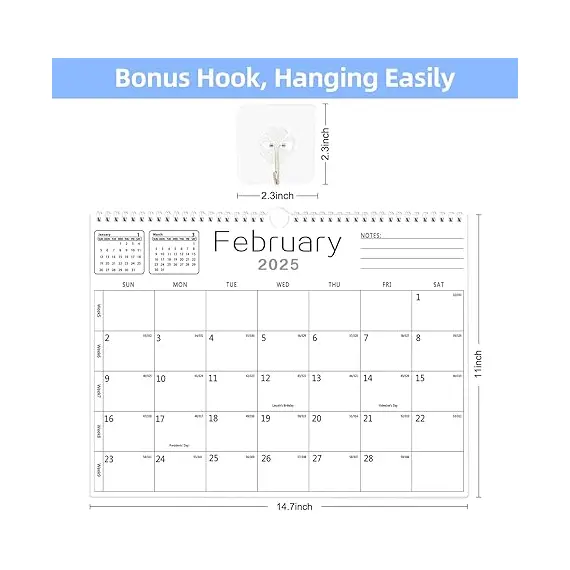 2025 Duvar Takvimi, 2 image 2025 Duvar Takvimi, 2 image