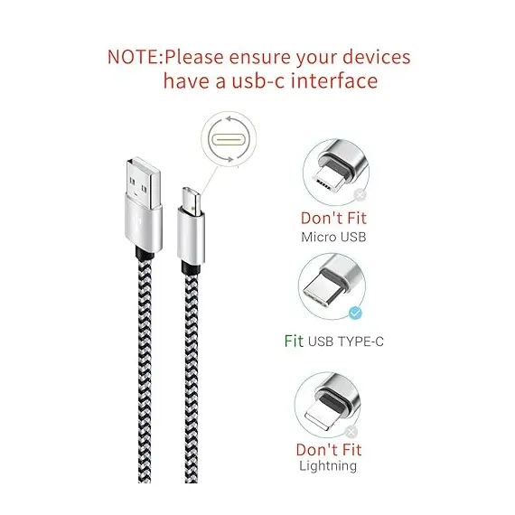 USB Type C Kablosu Hızlı Şarj, 2 image USB Type C Kablosu Hızlı Şarj, 2 image
