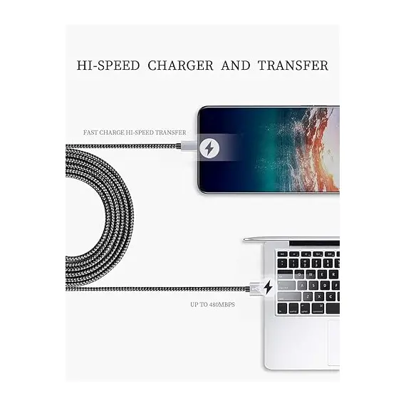 USB Type C Kablosu Hızlı Şarj, 5 image USB Type C Kablosu Hızlı Şarj, 5 image