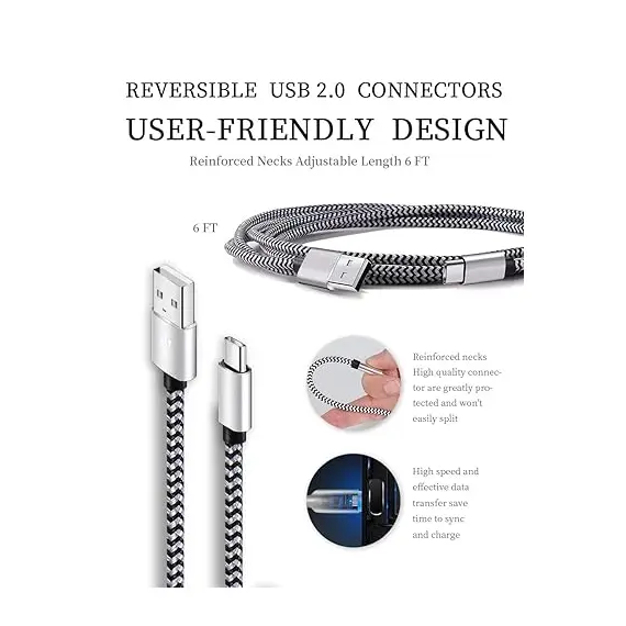 USB Type C Kablosu Hızlı Şarj, 4 image USB Type C Kablosu Hızlı Şarj, 4 image