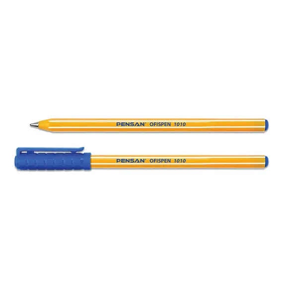 Pensan Office Pen 1010, Ink Color: Blue, 2 image