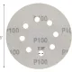 Mestool 5 İnç 8 Delikli 100 Grit Tozsuz Cırt Cırt 100'lü Paket (100), 2 image Mestool 5 İnç 8 Delikli 100 Grit Tozsuz Cırt Cırt 100'lü Paket (100), 2 image