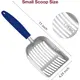 Kedi Kumu Küreği, Metal Kürek, Alüminyum Alaşımlı Elekli, 3 image