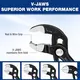 WORKPRO 7" Yükseltilmiş 42mm Çift Tırtıklı Ayarlanabilir Pense, 3 image WORKPRO 7" Yükseltilmiş 42mm Çift Tırtıklı Ayarlanabilir Pense, 3 image