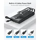 VRURC 10000mAh Power Bank Dahili Kablolar, 2 image