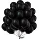 PartyWoo 50 adet 12 İnç Balonlar, Color: Black, 3 image PartyWoo 50 adet 12 İnç Balonlar, Color: Black, 3 image
