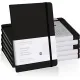 EMOMAS Çizgili Defter 6'Lı  160 Sayfa 5,7 inç x 8 inç, Color: Black EMOMAS Çizgili Defter 6'Lı  160 Sayfa 5,7 inç x 8 inç, Color: Black