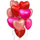 YGBMDZ 15'li Kalp Şekilli Helyum Balon YGBMDZ 15'li Kalp Şekilli Helyum Balon