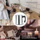 CasaCulina Isıya Dayanıklı Saplı 32oz Paslanmaz Çelik Sürahi, 6 image CasaCulina Isıya Dayanıklı Saplı 32oz Paslanmaz Çelik Sürahi, 6 image