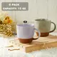 Morandi Renkli Seramik Kahve Kupaları 6'lı Set, 3 image Morandi Renkli Seramik Kahve Kupaları 6'lı Set, 3 image