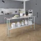 AmGood 18 inç. x 72 inç Paslanmaz Çelik Mutfak Yemek Hazırlama Masası, 6 image AmGood 18 inç. x 72 inç Paslanmaz Çelik Mutfak Yemek Hazırlama Masası, 6 image